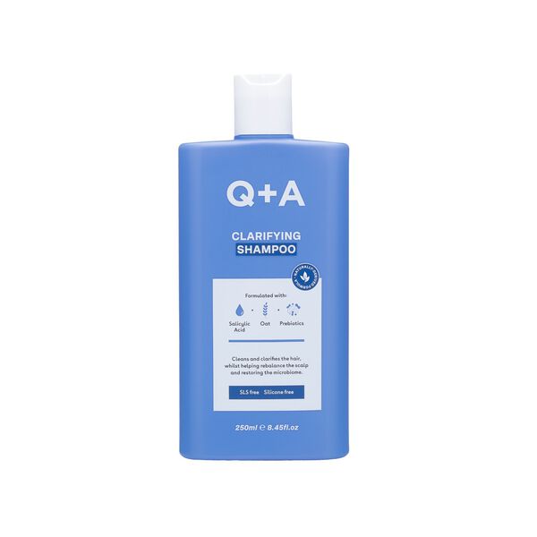 Q+A Șampon de curățare a părului cu acid salicilic 250ml