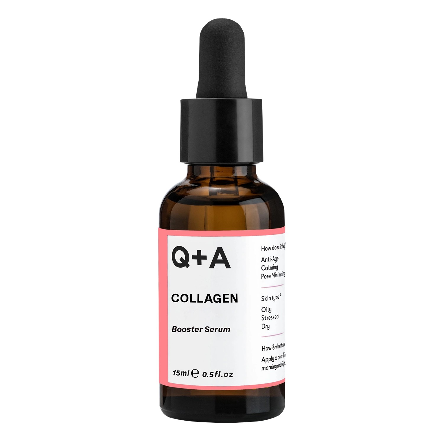 Q+A Ser facial cu colagen 15ml