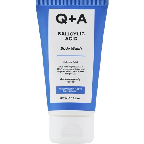 Q+A Gel de spălare a corpului cu acid salicilic împotriva eczemelor 50ml