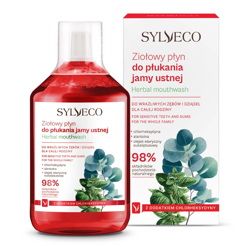 Sylveco Clătire orală pe bază de plante cu clorhexidină 500ml