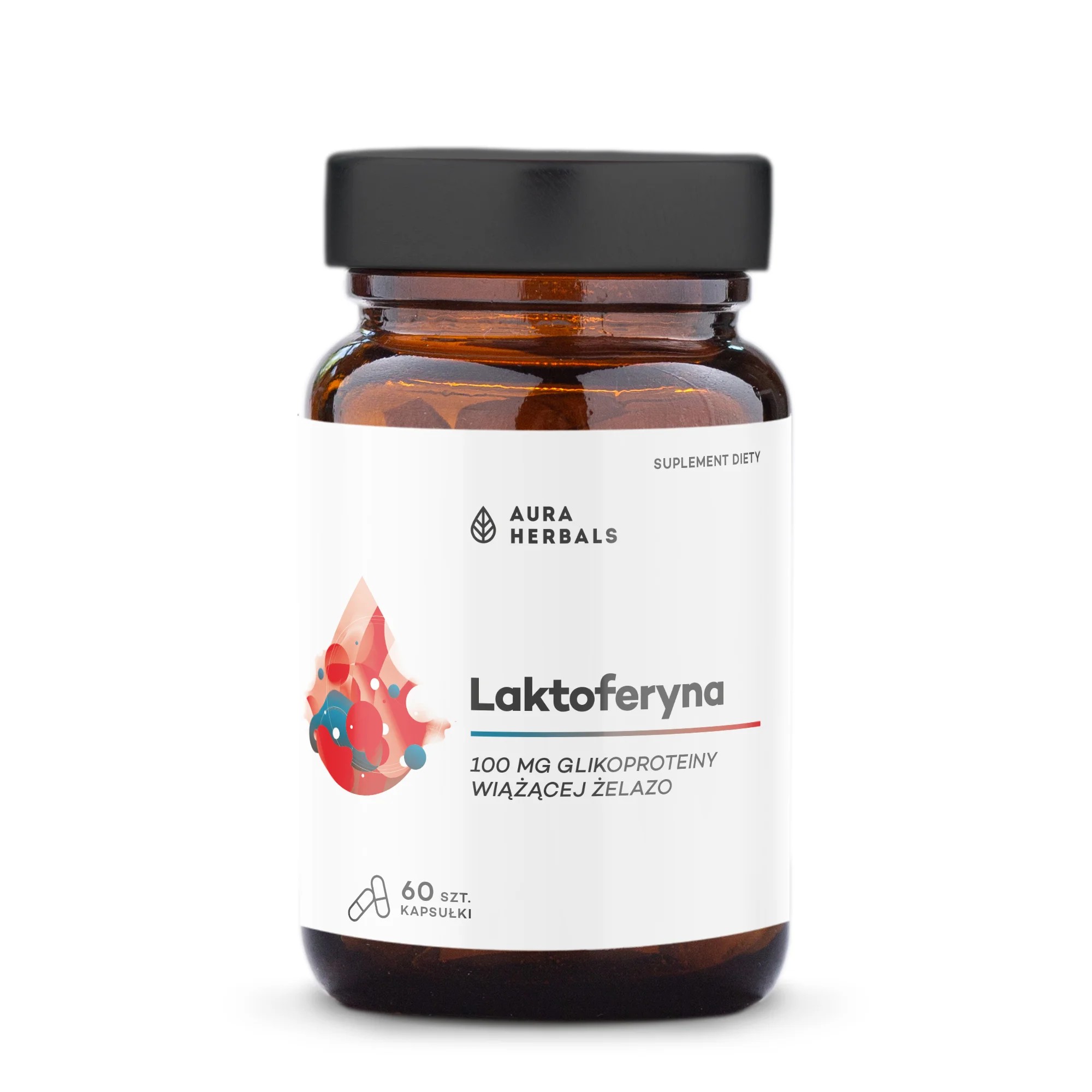 Aura Herbals Lactoferrin 100mg Supliment alimentar 60 Capsule
