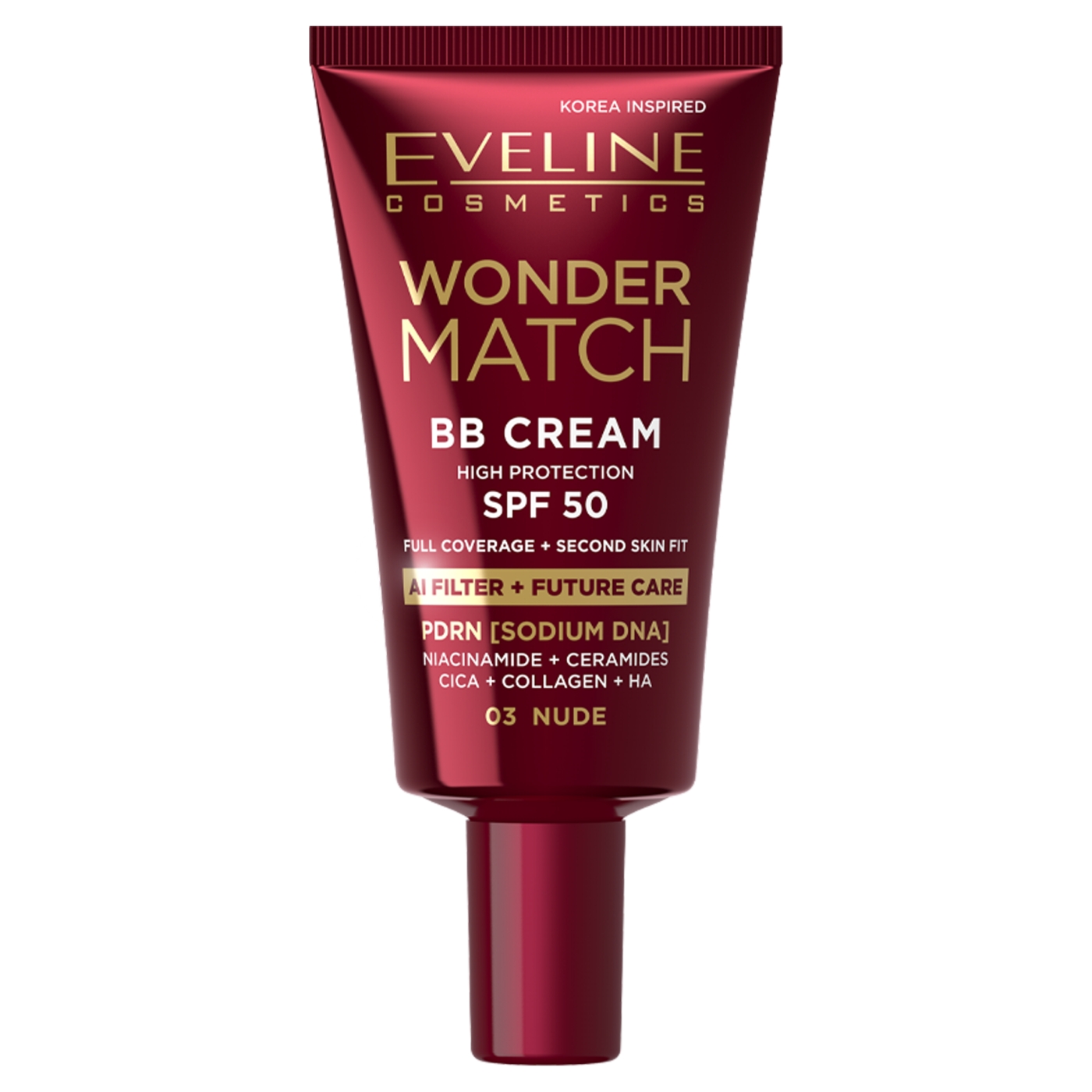 Eveline Wonder Match BB Cream cu SPF50 Filtru 03 Nude