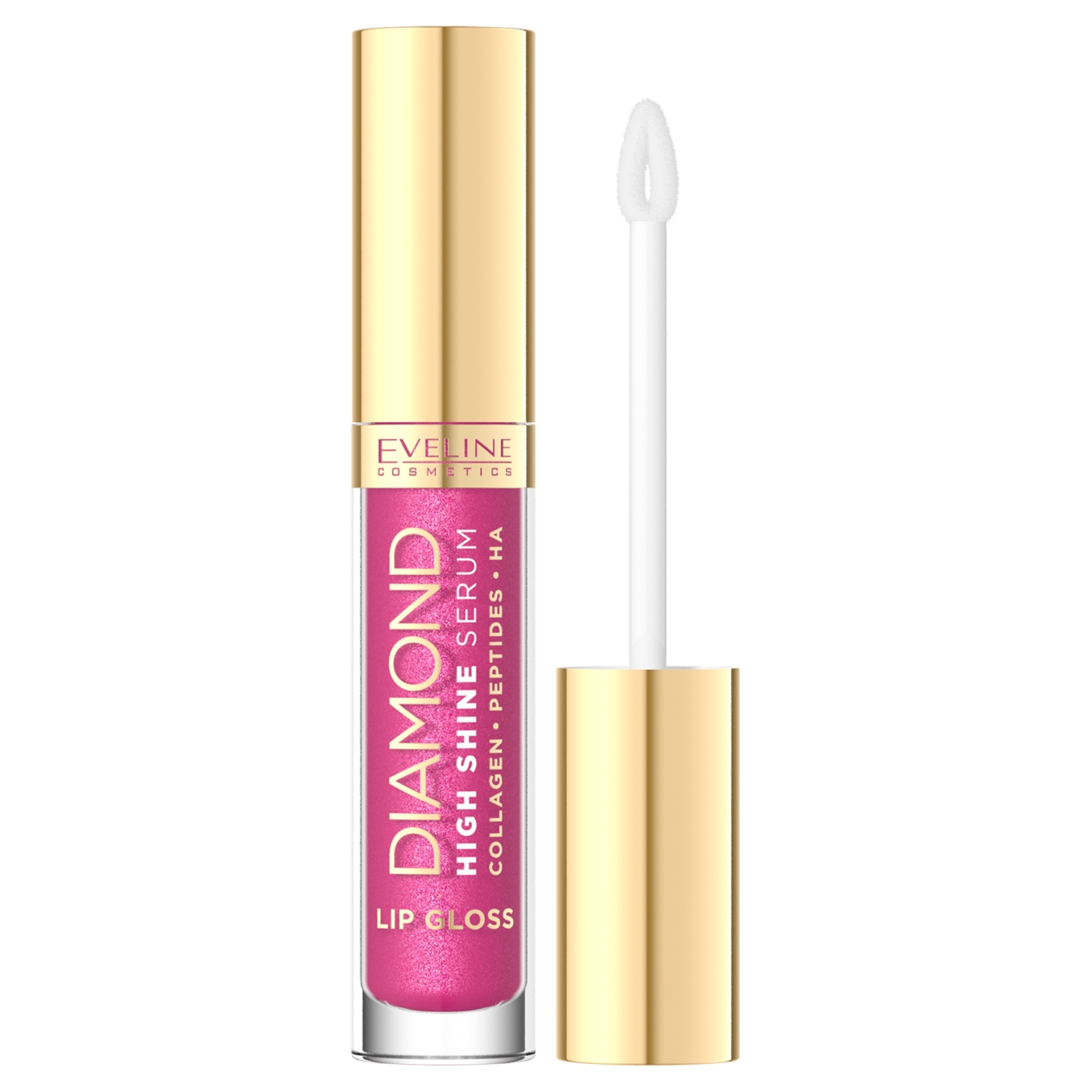 Eveline Diamond High Shine Serum Lip Gloss 19 Fuchsia