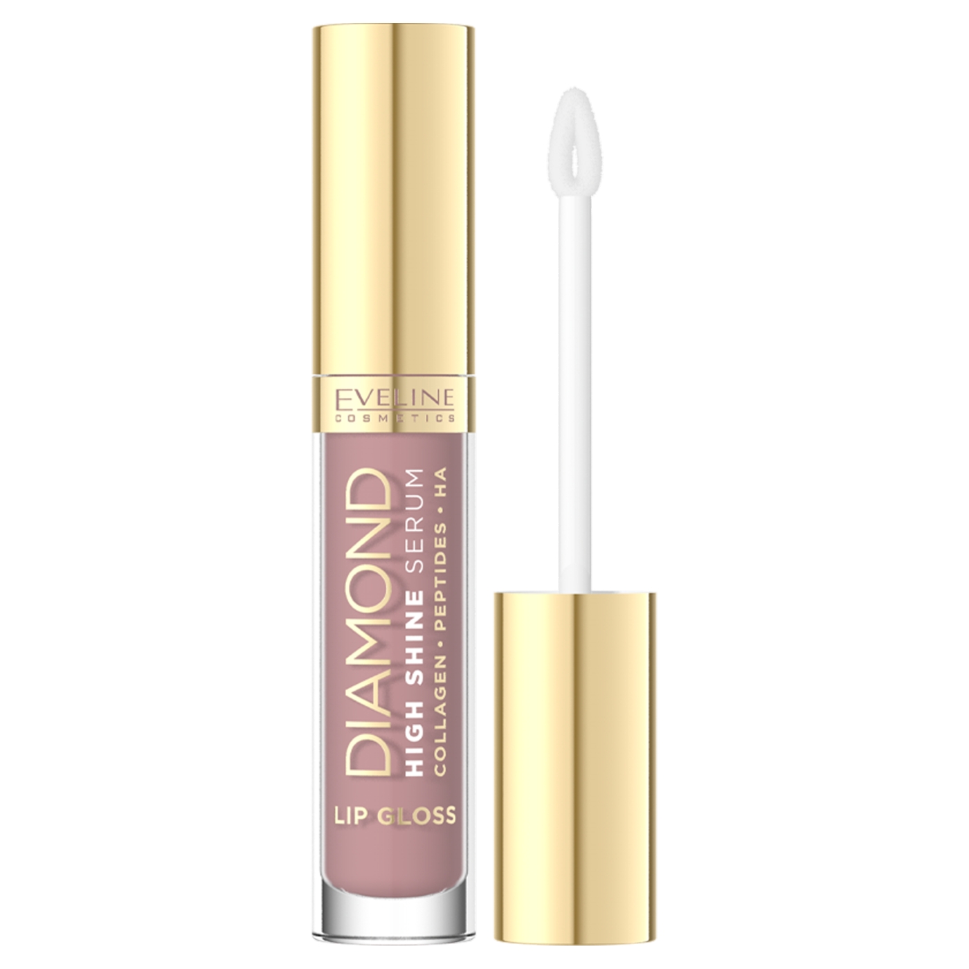 Eveline Diamond High Shine Serum Lip Gloss 21 Dusty Rose