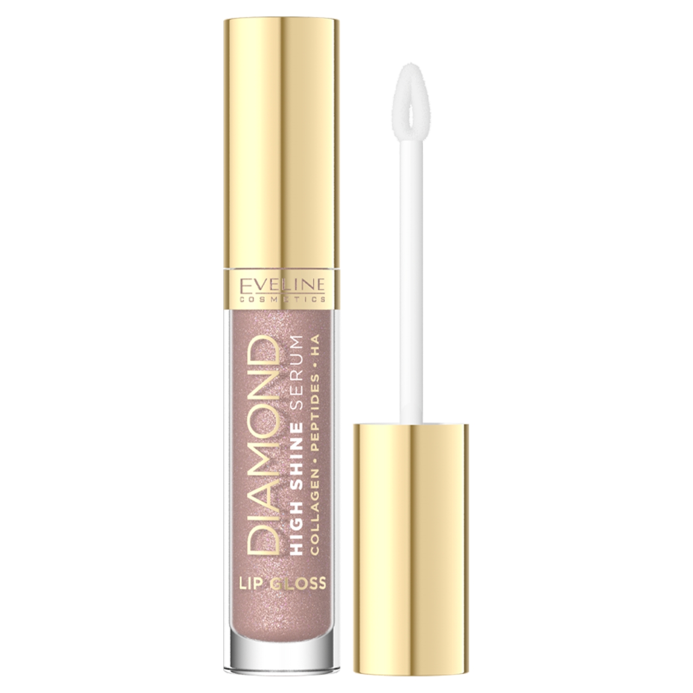 Eveline Diamond High Shine Serum Lip Gloss 22 Champaigne