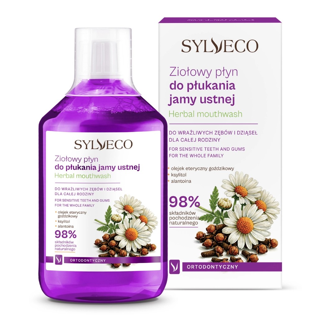 Sylveco Herbal Clătire orală ortodontică 500ml