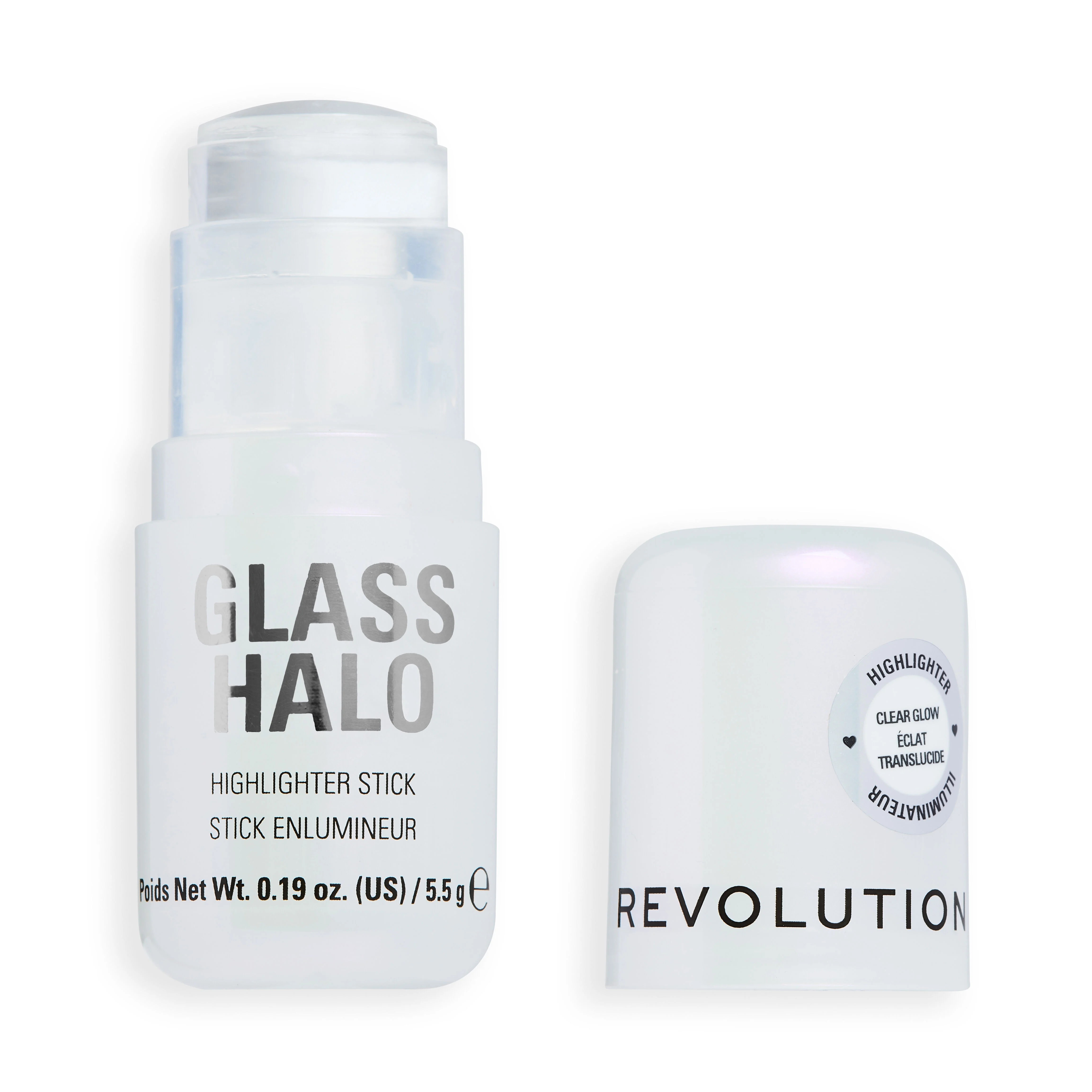 Makeup Revolution Glass Halo Highlighter Stick Clear Glow