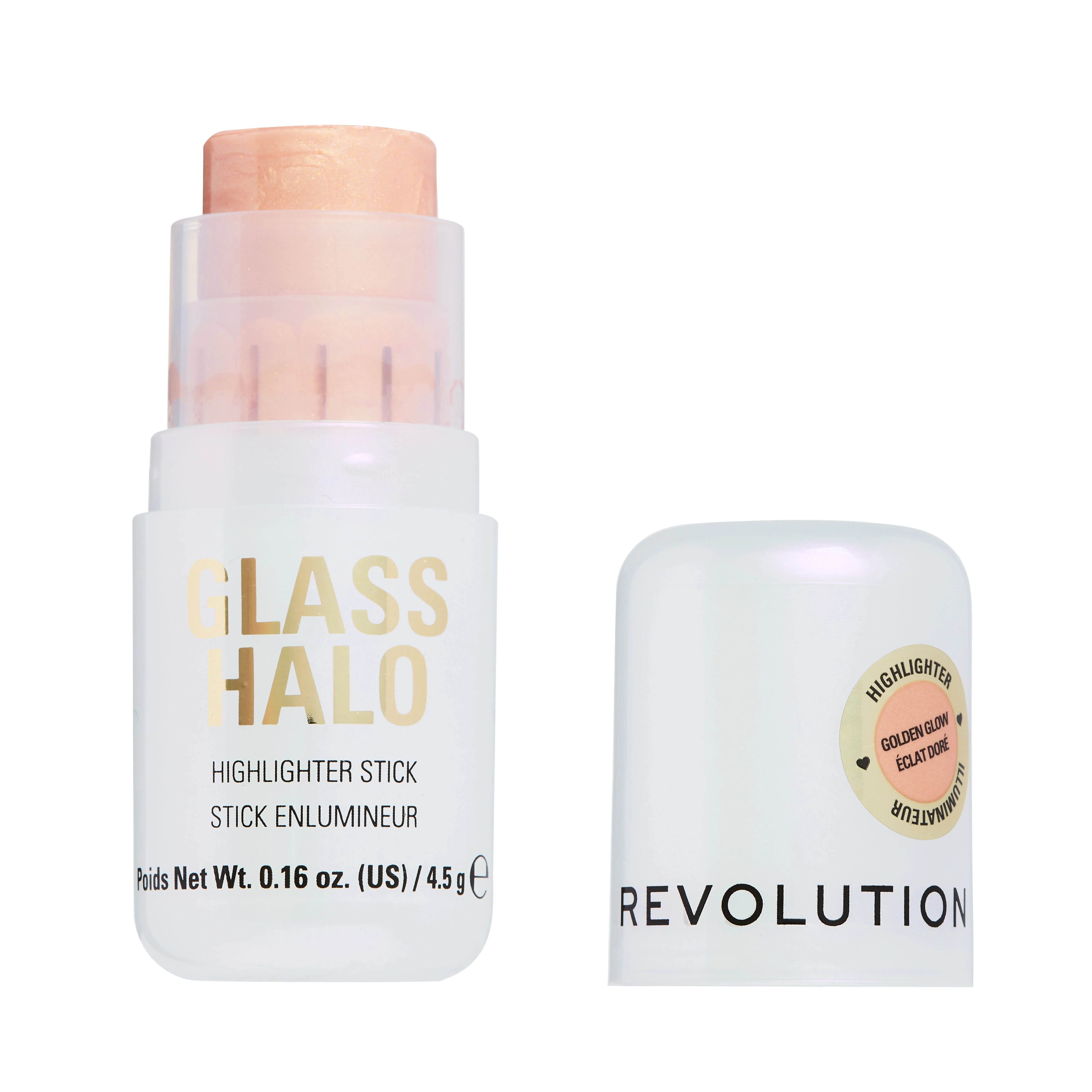 Makeup Revolution Glass Halo Highlighter Stick Golden Glow