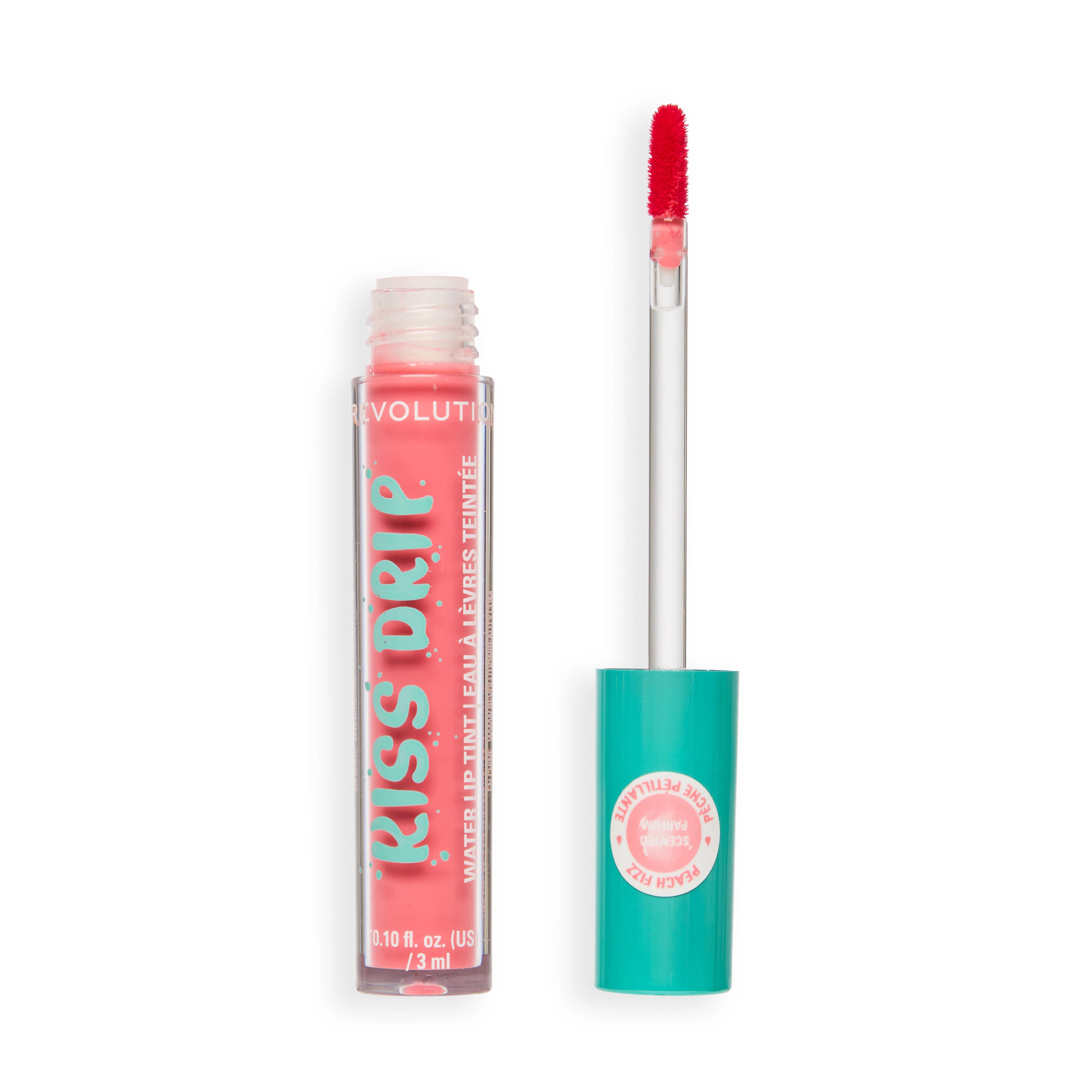 Makeup Revolution Kiss Drip Water Lip Tint Peach Fizz