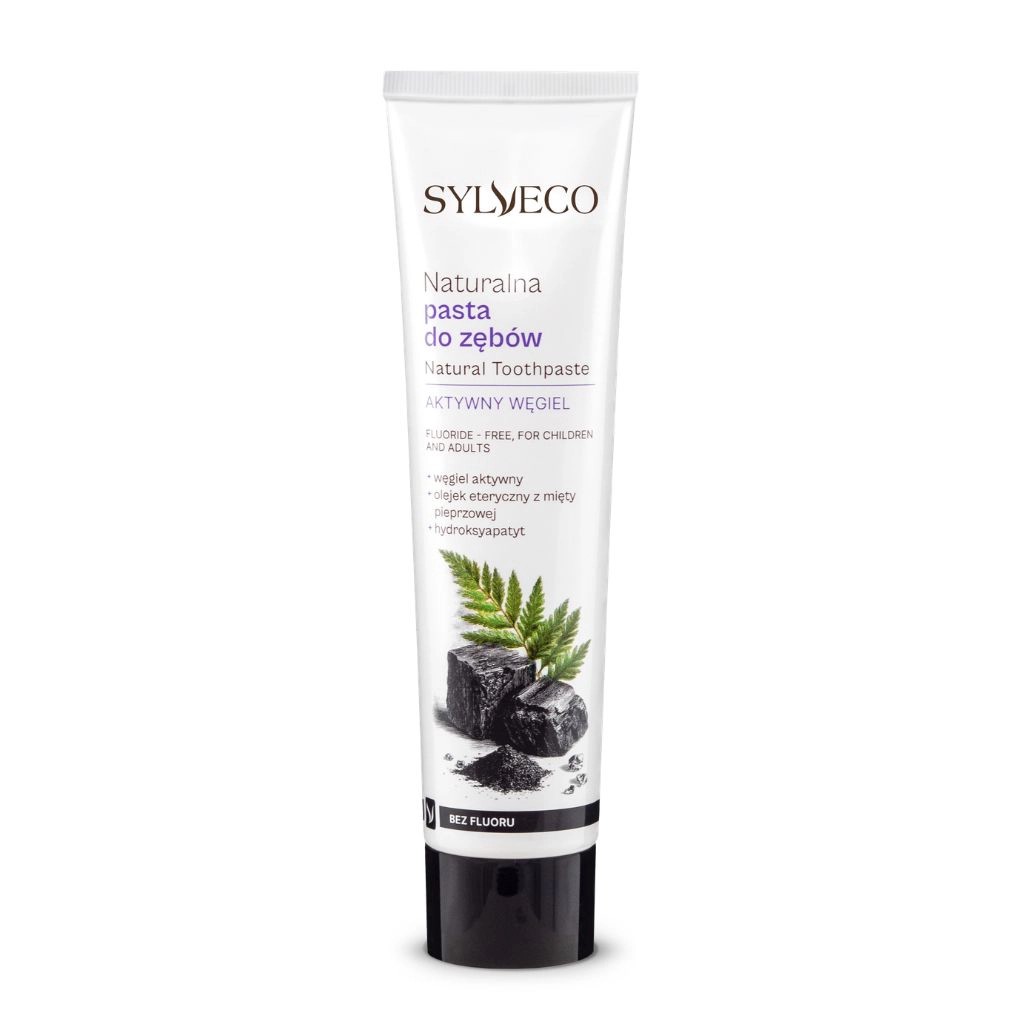 Sylveco Pastă de dinți cu carbon activ fără fluorură 100ml