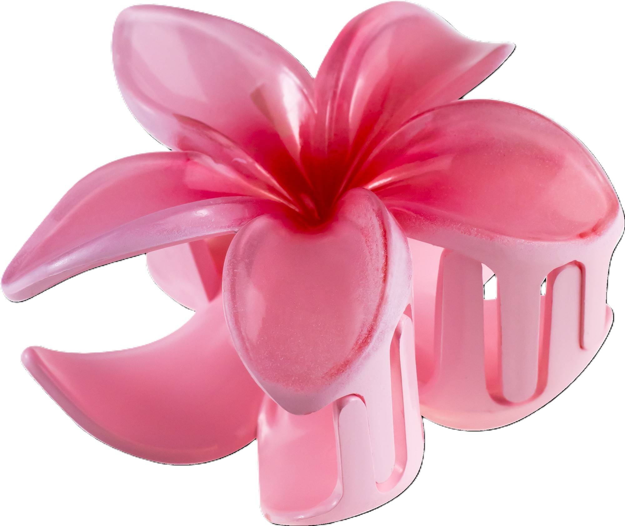 Clip de păr Glamour Floare roz