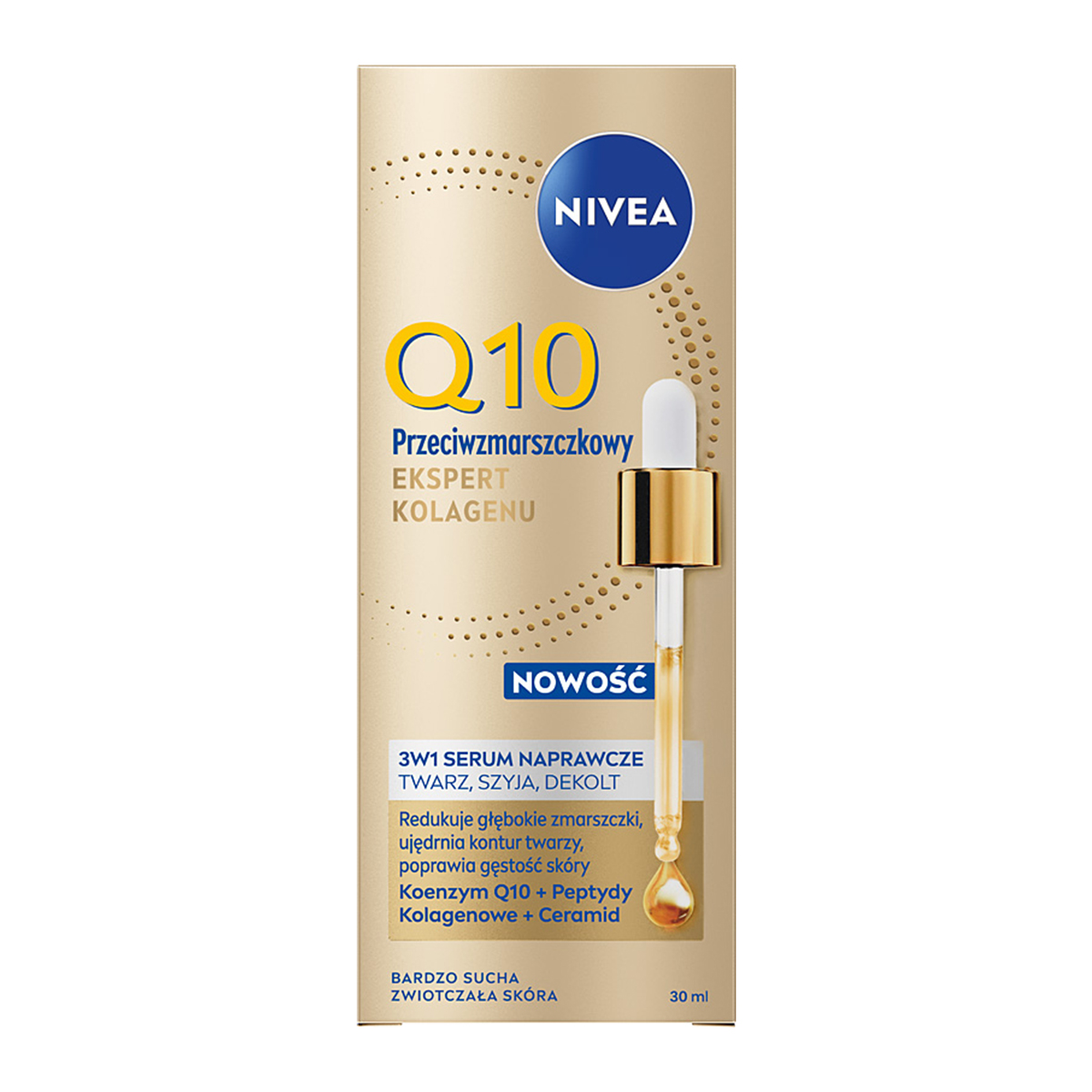 NIVEA Q10 Antirid Colagen Expert Repair Serum 3in1 30ml