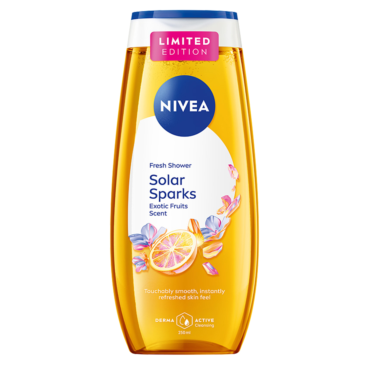 NIVEA Solar Sparks Gel de duș răcoritor cu fructe exotice 250ml