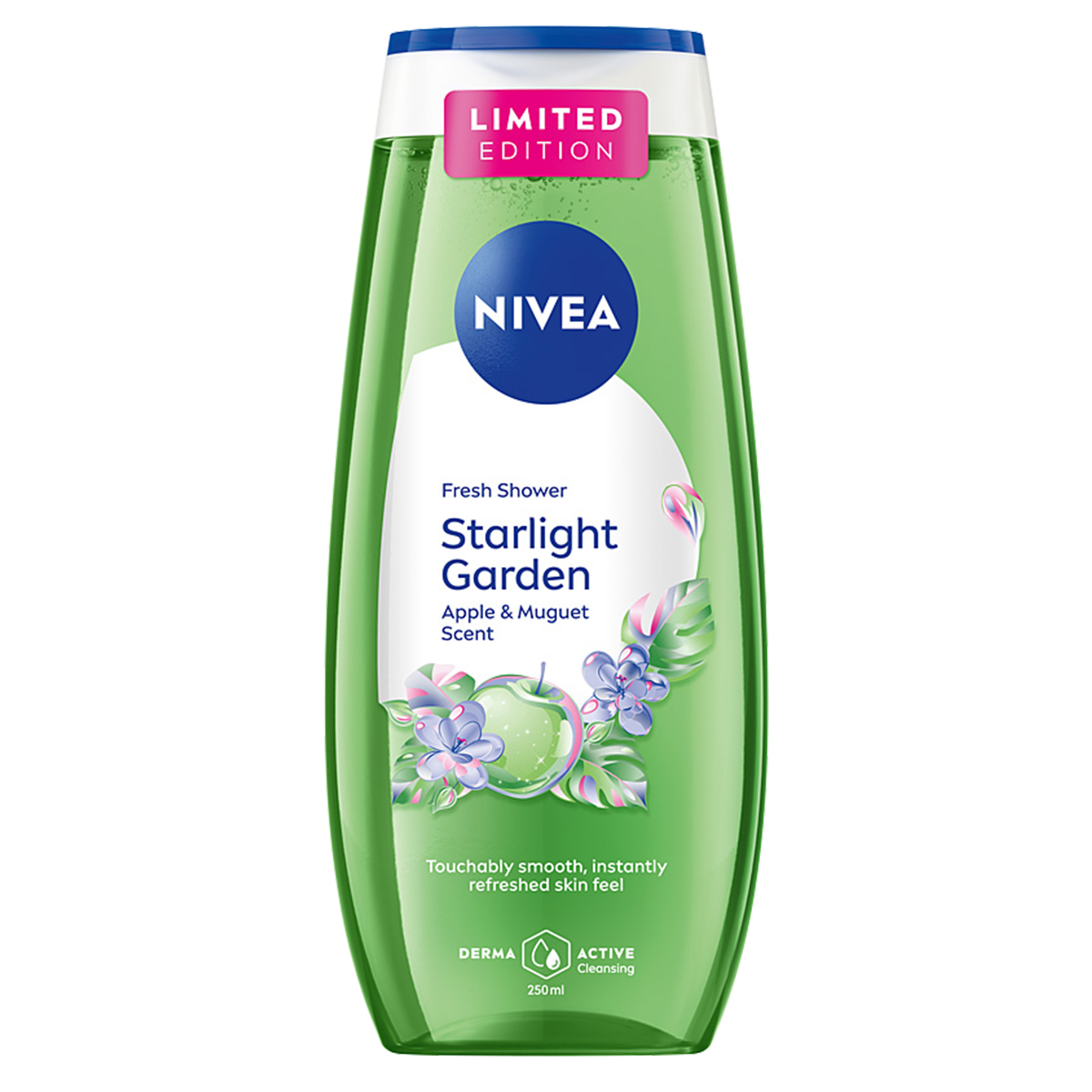 NIVEA Starlight Garden Gel de duș răcoritor Apple Lily 250ml