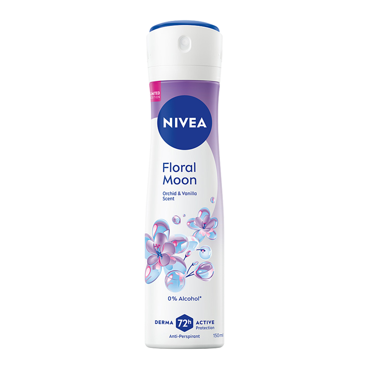 Spray antiperspirant NIVEA Floral Moon pentru femei 72h protecție 150ml