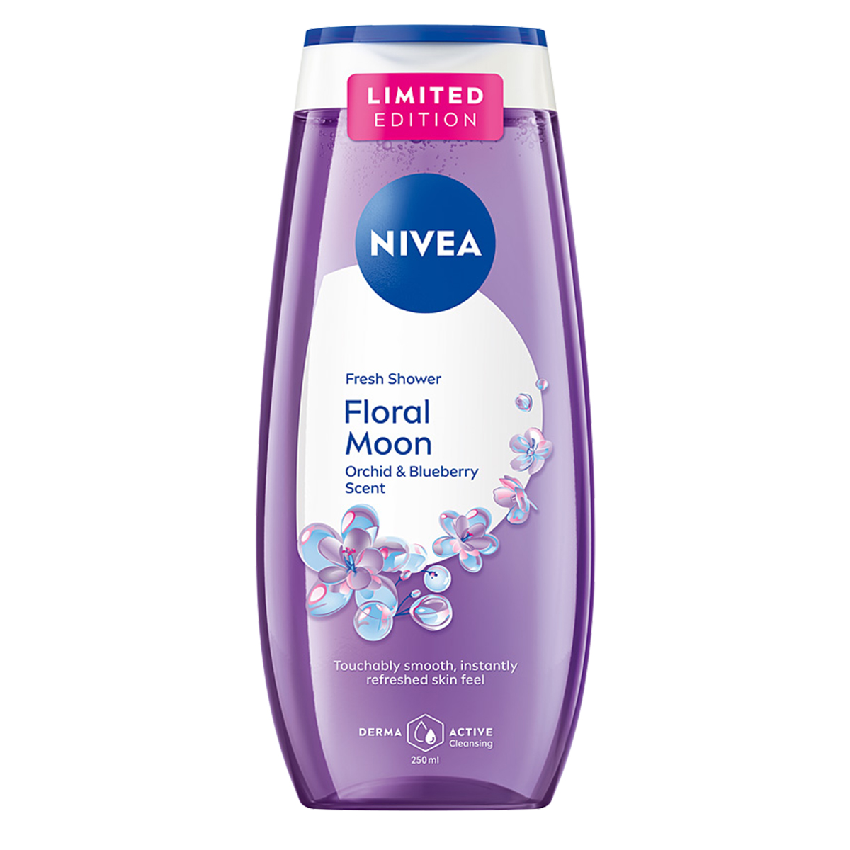 NIVEA Floral Moon Gel de duș revigorant cu orhidee și afine 250ml