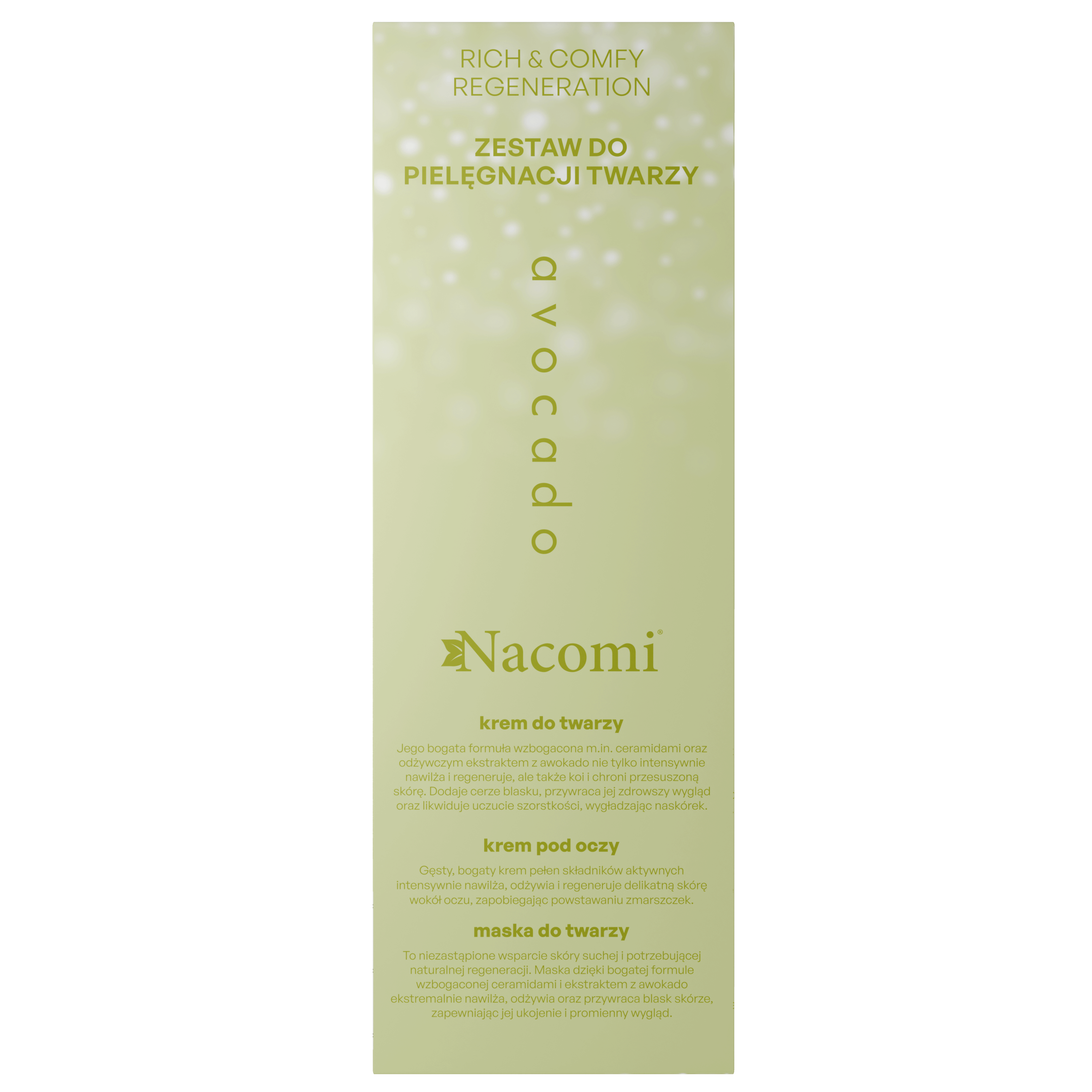 Nacomi Avocado Facial Skin Care Kit Scurt Data expirării 31.05.2026r