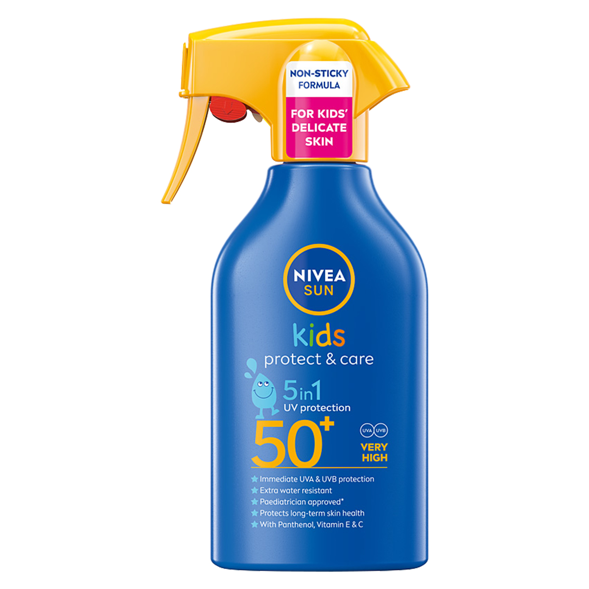 Spray de protecție solară NIVEA Sun Kids Protect & Care cu SPF50+ 250ml