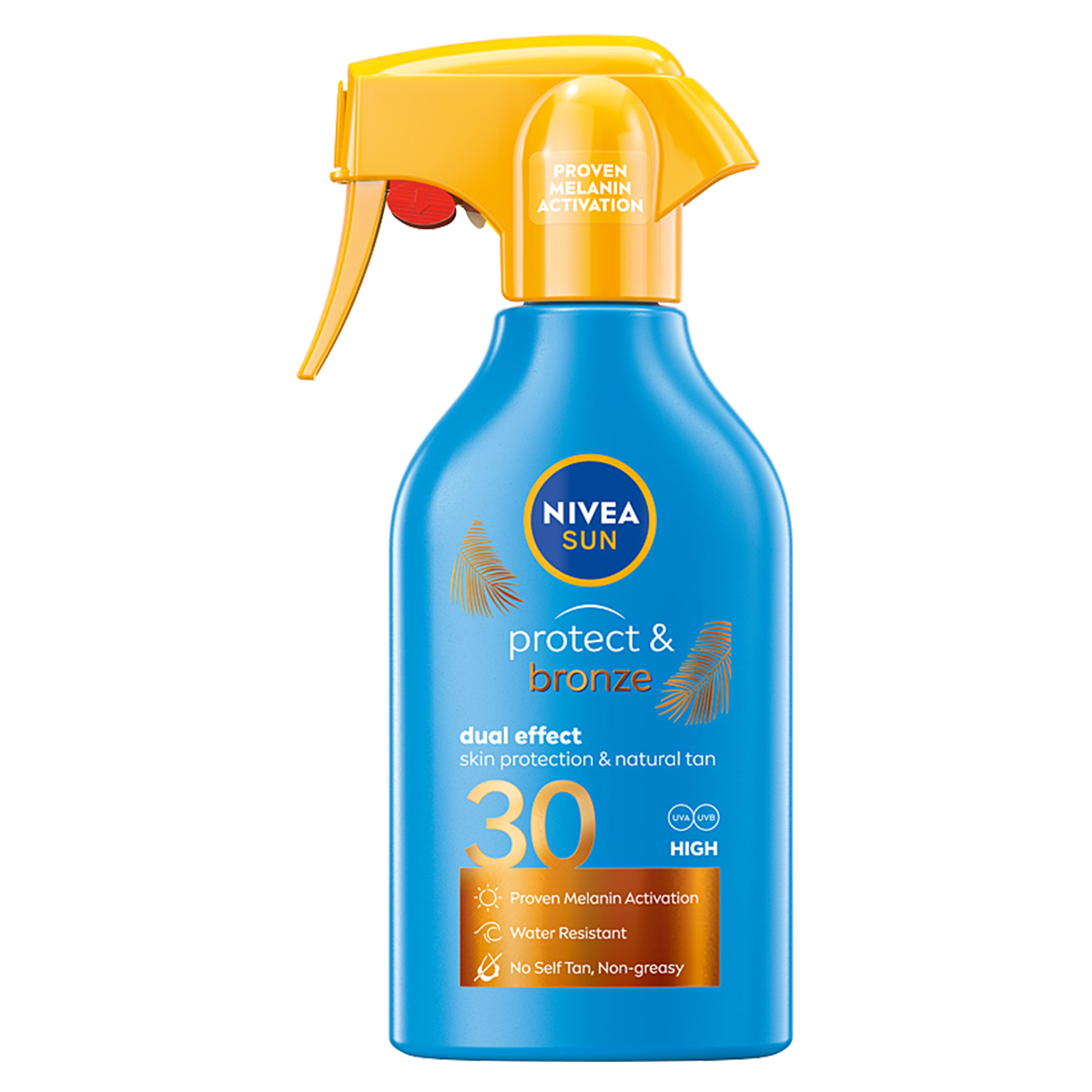 NIVEA Sun Protect & Bronze Spray activator de bronz natural cu SPF30 250ml