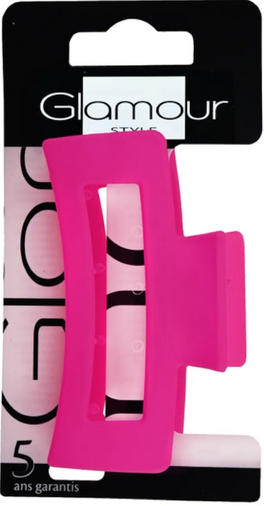 Clip de păr Glamour roz neon