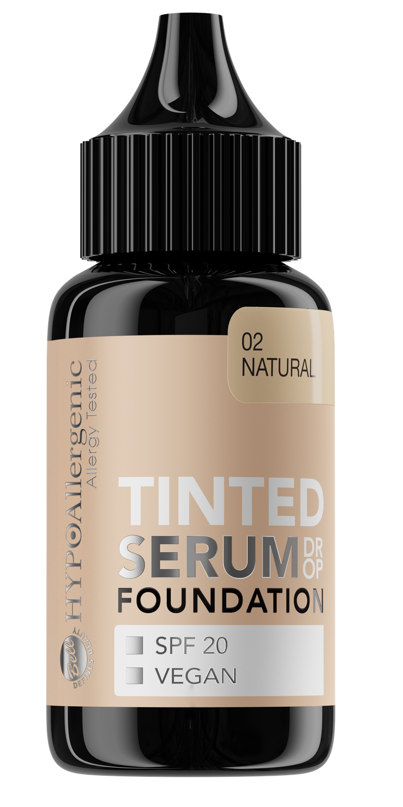 Bell Tinted Serum Drop Foundation Fond de ten cu SPF20 02 Natural