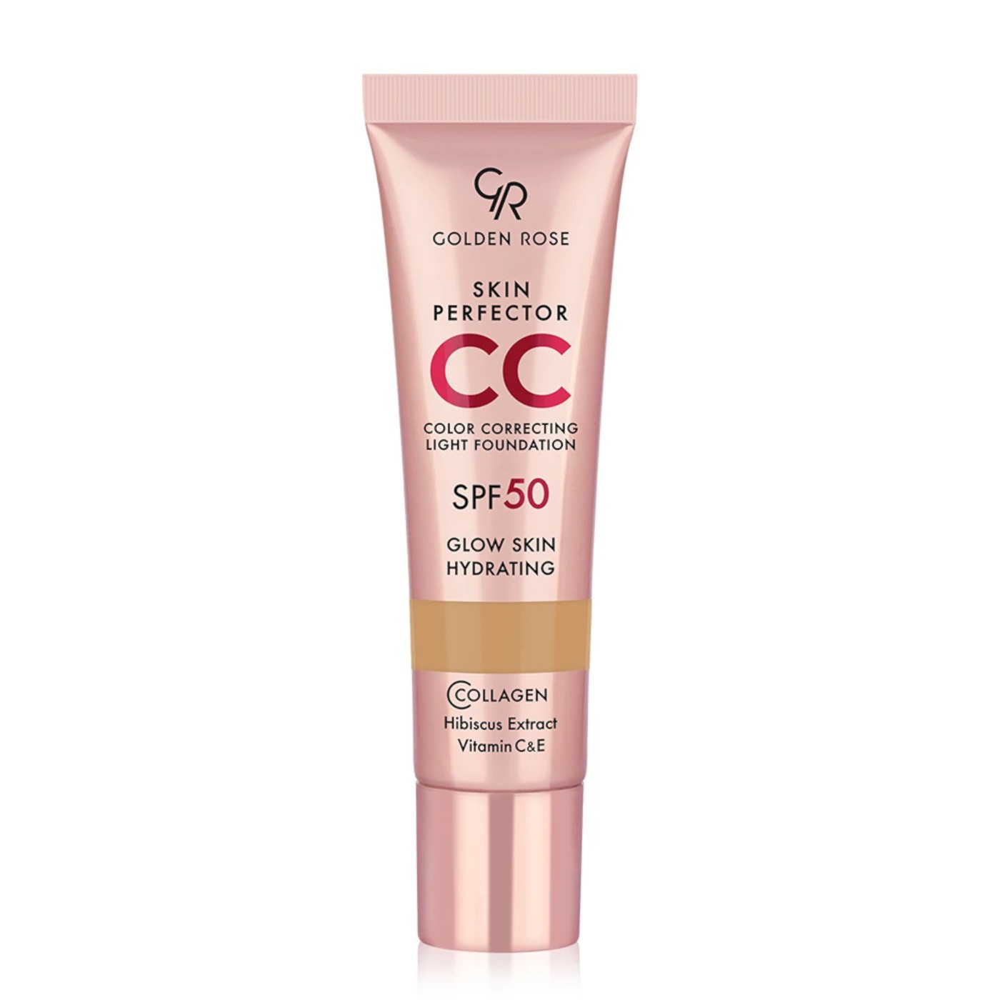 Golden Rose CC Skin Perfector Corectiv Primer pentru față cu SPF50 103 Nude