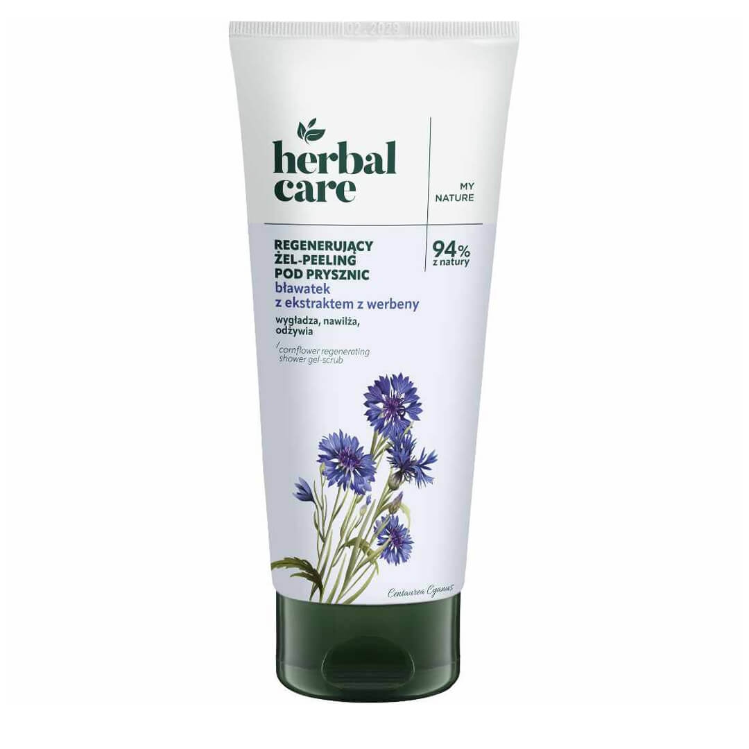 Farmona Herbal Care Gel de duș regenerant-Peeling Blavatella cu extract de Verbena 200ml