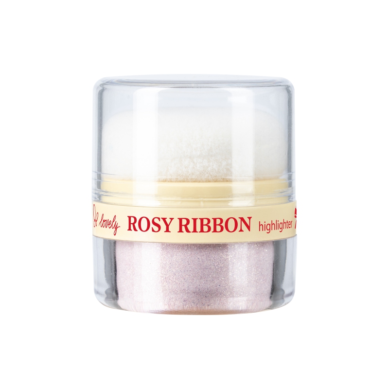 Lovely Rosy Ribbon Pudră iluminatoare pentru față