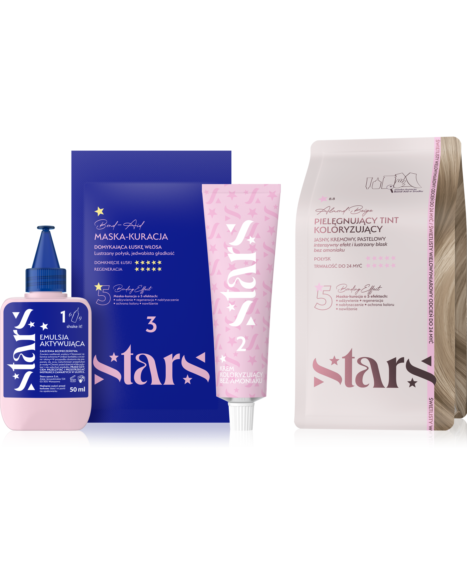 Stars Nurturing Hair Coloring Tint Almond Beige
