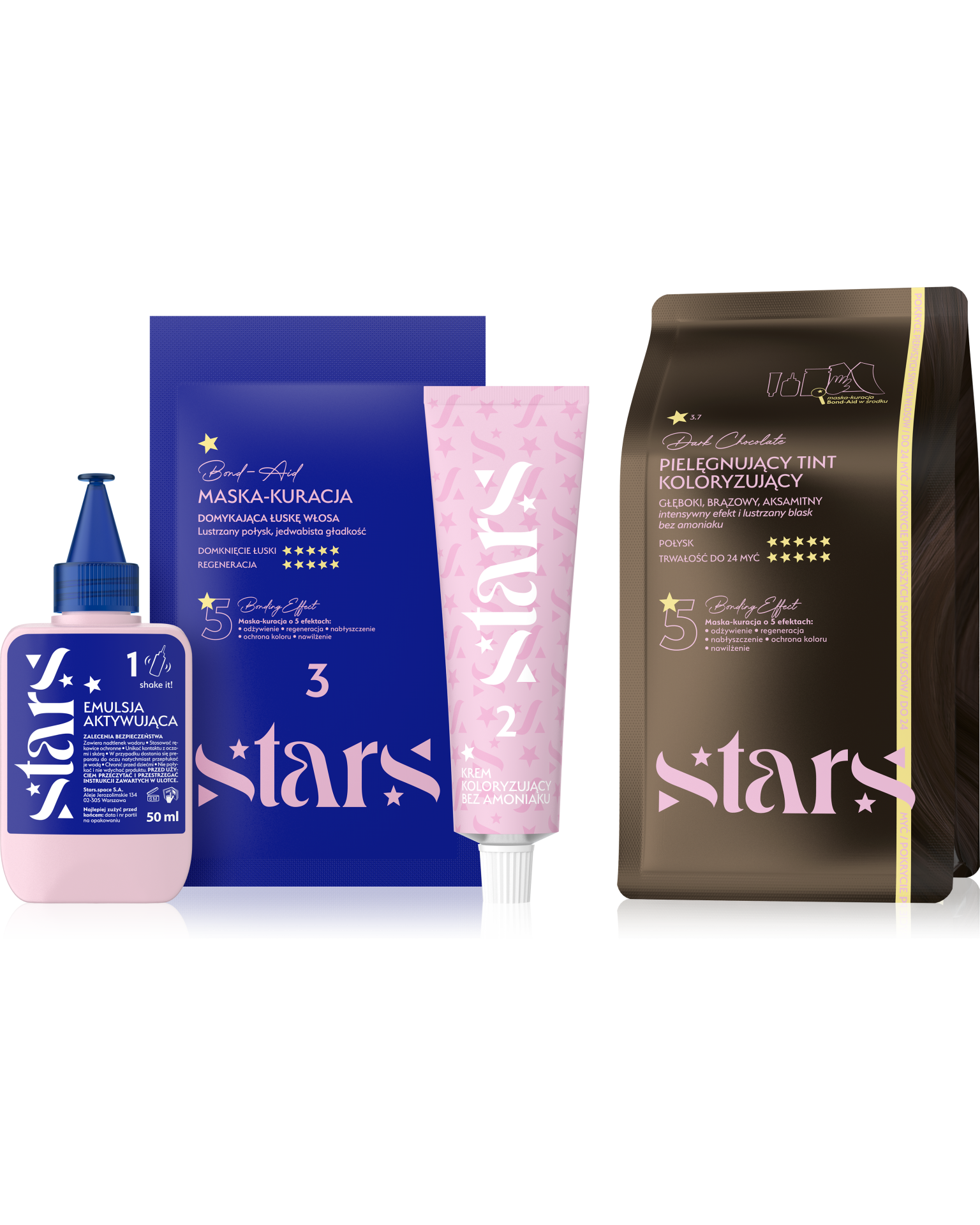 Stars Nurturing Hair Coloring Tint Dark Chocolate
