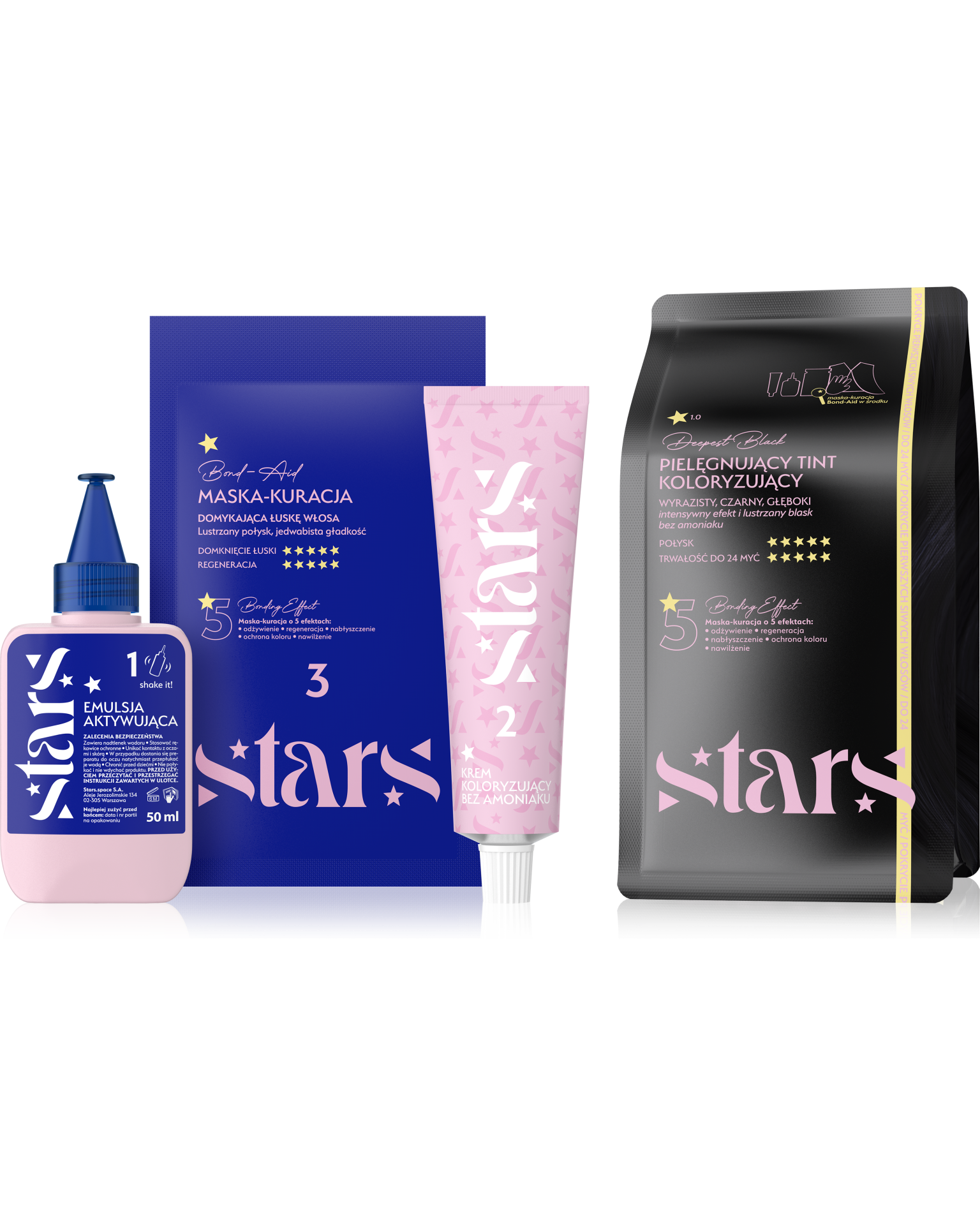 Stars Nurturing Hair Colour Tint Deepest Black