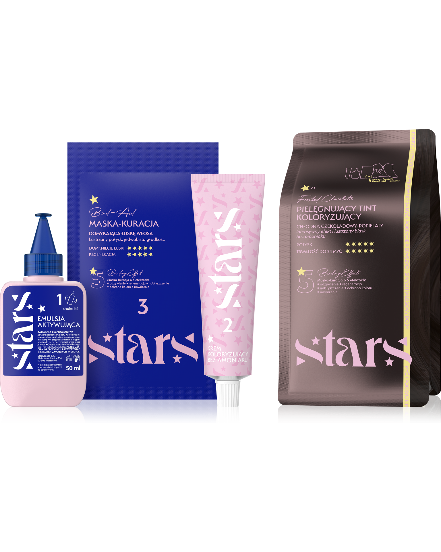 Stars Nurturing Hair Coloring Tint Frosted Chocolate