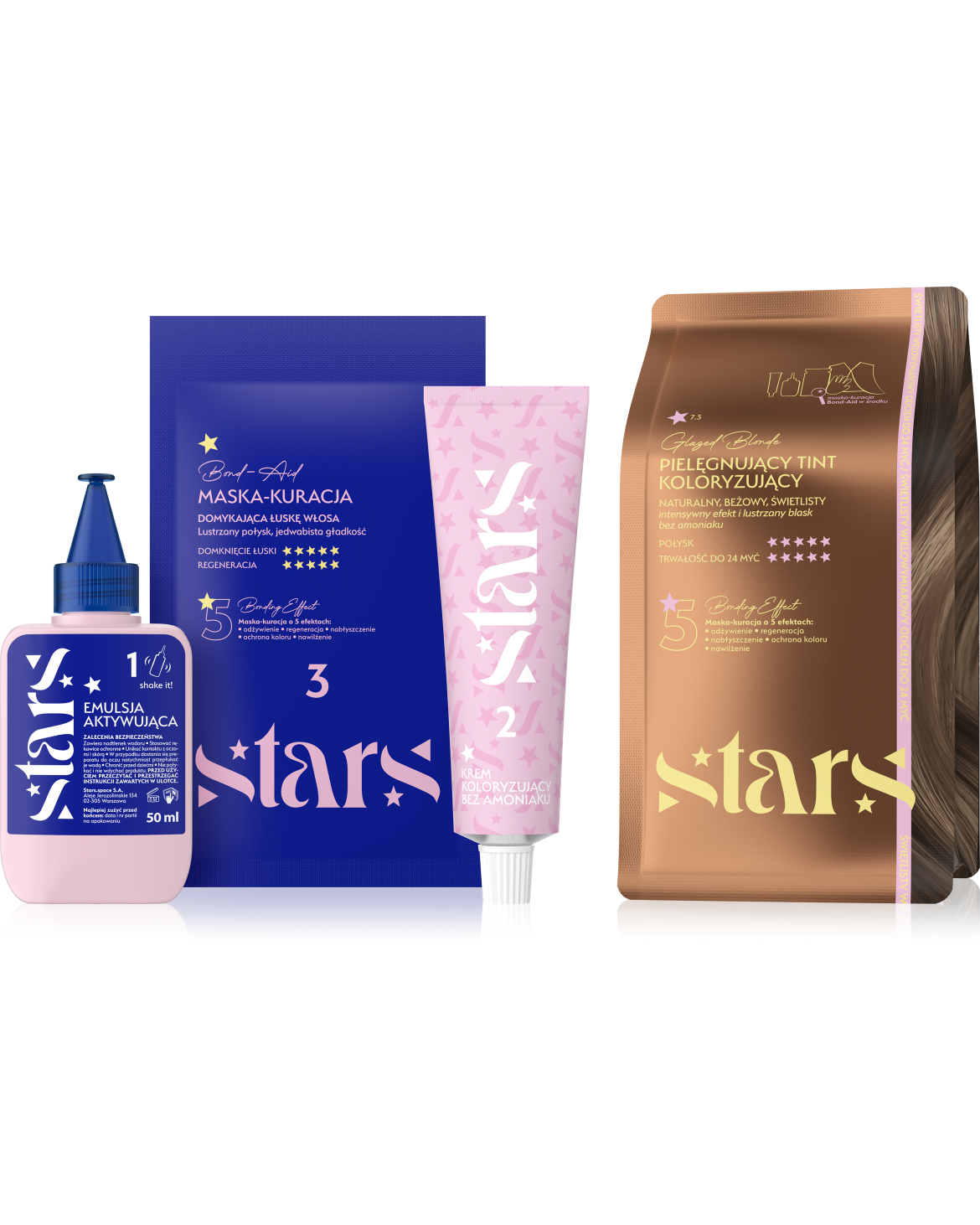 Stars Nurturing Hair Coloring Tint Glazed Blonde