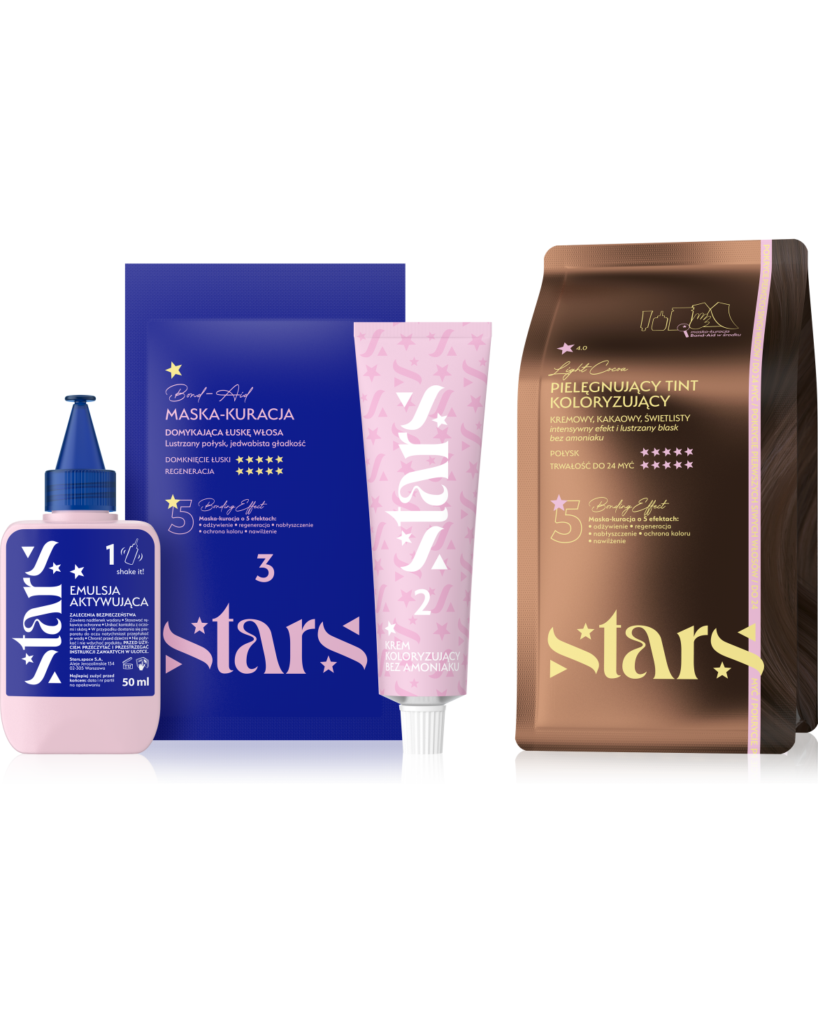 Stars Nurturing Hair Coloring Tint Light Cococa