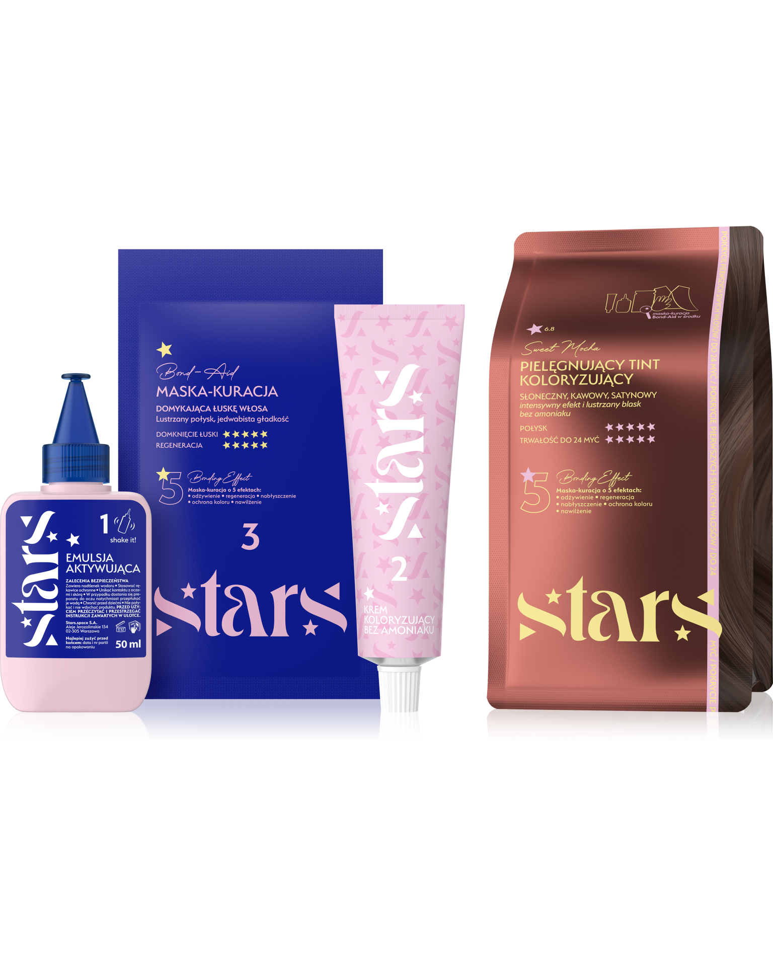 Stars Nurturing Hair Coloring Tint Sweet Mocha