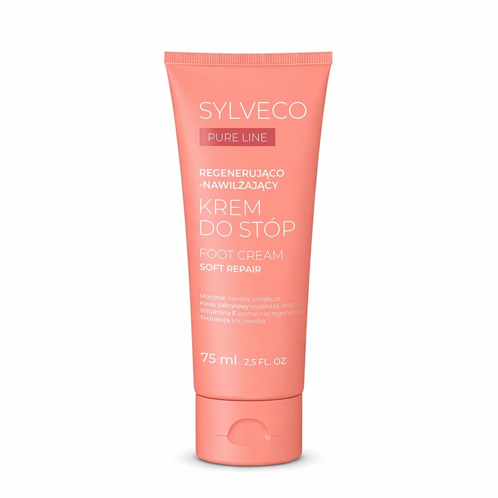 Sylveco Pure Line Cremă regenerantă și hidratantă pentru picioare 75ml