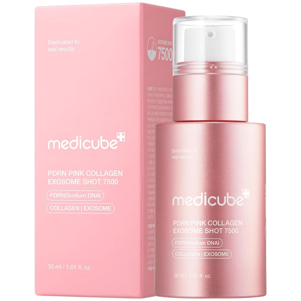 Medicube PDRN Pink Colagen Exosome Shot 7500 Colagen Exosome Ser de față 30ml