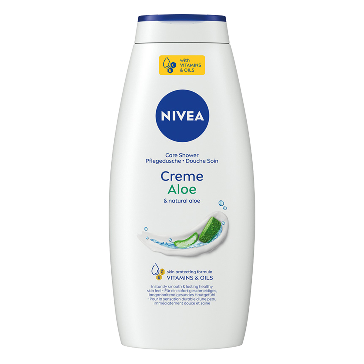NIVEA Creme Aloe Cream Gel de duș cu vitamine și uleiuri 750ml