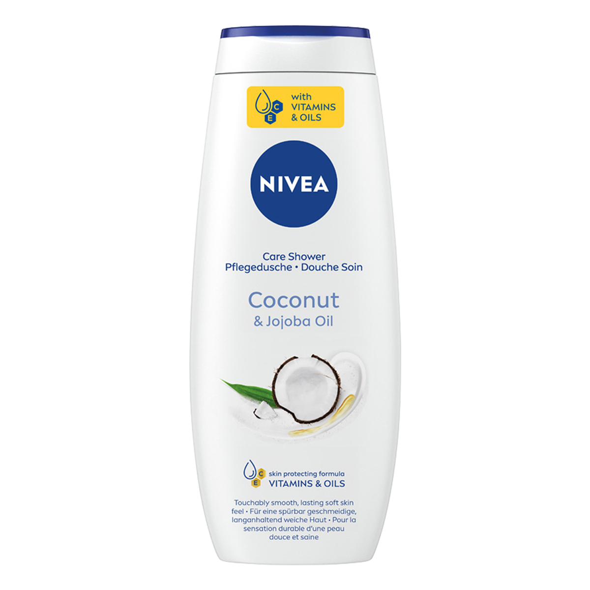 NIVEA Coconut & Jojoba Oil Gel de duș cu vitamine și uleiuri 500ml