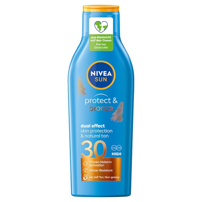 NIVEA Sun Protect Bronze Natural Tan Activating Lotion cu SPF30 200ml