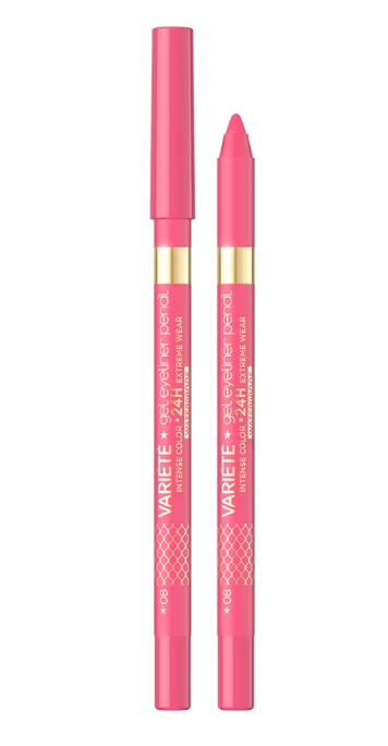 Eveline Variete Gel Eye Pencil 09 Pink Scurt Expiry Date 30.06.2026r