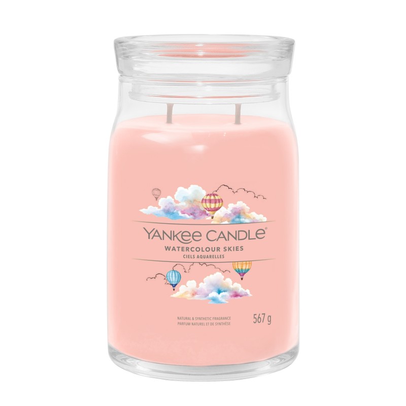 Yankee Candle Lumânare Signature Lumânare într-un borcan mare cu două fitiluri Watercolour Skies