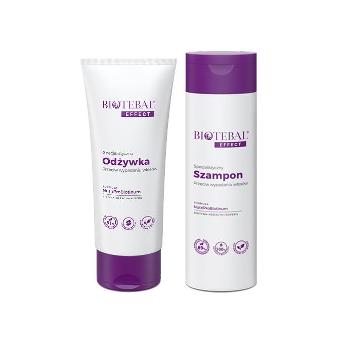 Set șampon + balsam cu efect biotebal