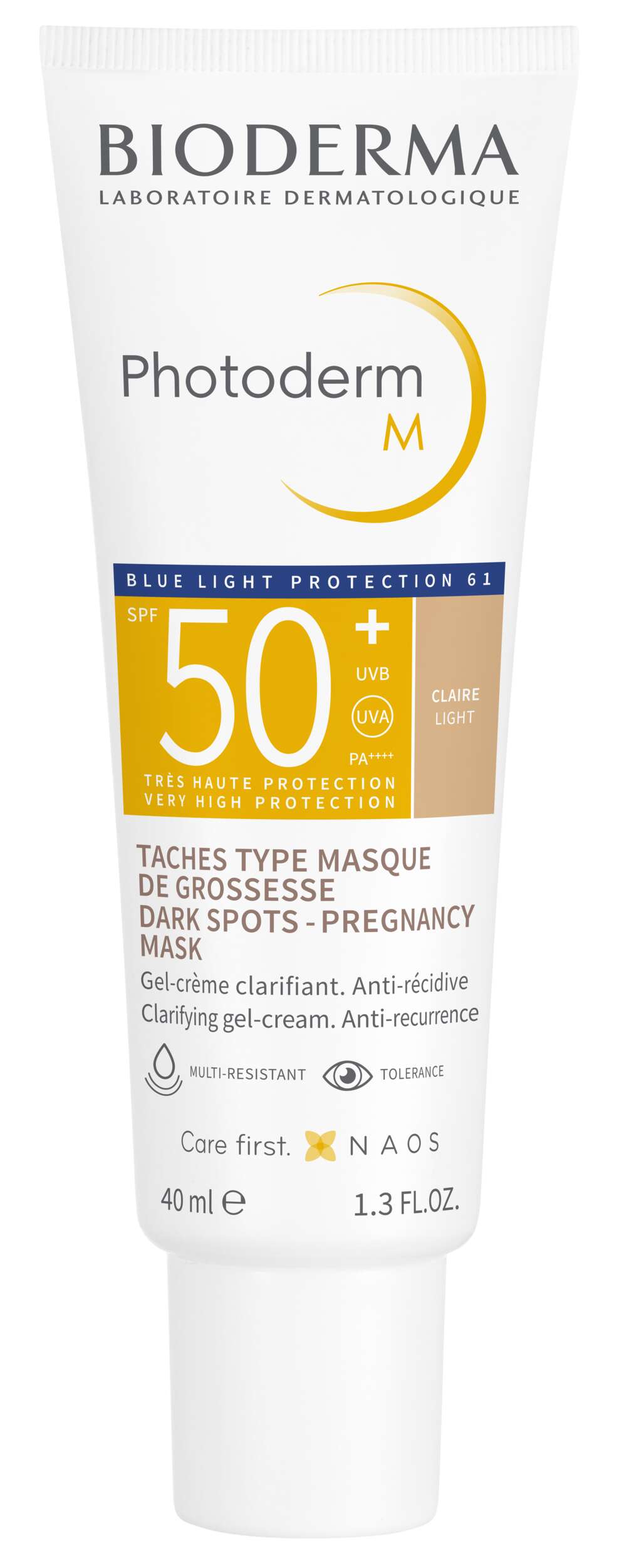 Bioderma Photoderm M Cremă pentru ten cu tendință la hiperpigmentare și filtru SPF50+ nuanță deschisă 40ml