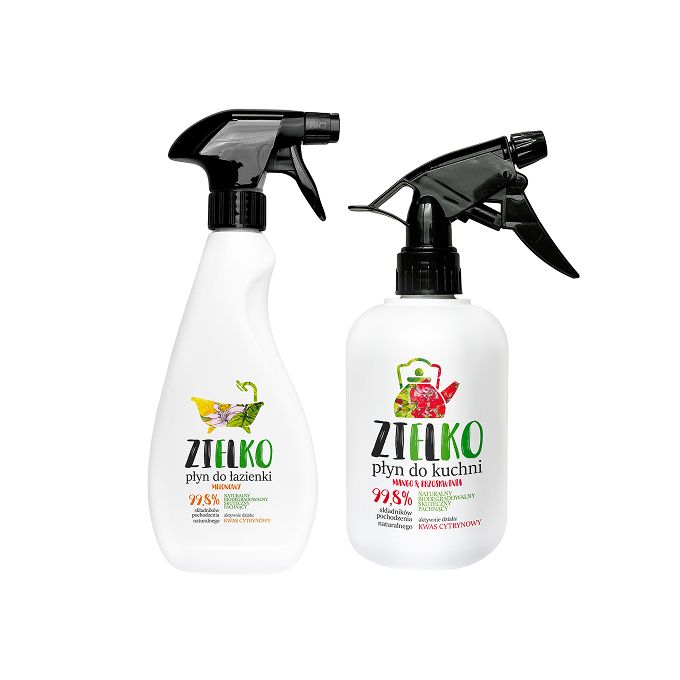 Set ZIELKO Melon lichid de baie 500ml + ZIELKO lichid de bucătărie 500ml