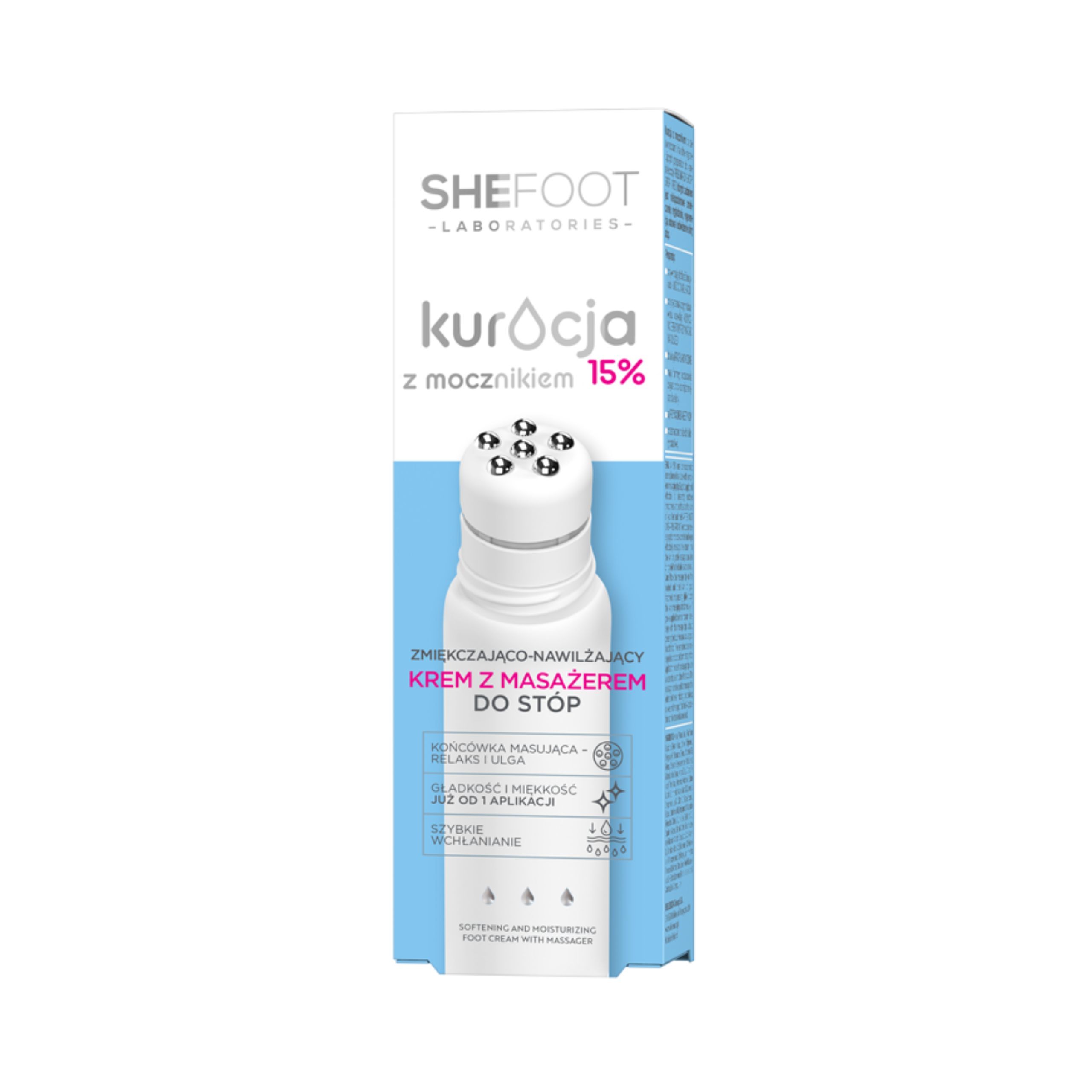 SHEFOOT Cremă de masaj pentru picioare, înmuiantă și hidratantă 50ml