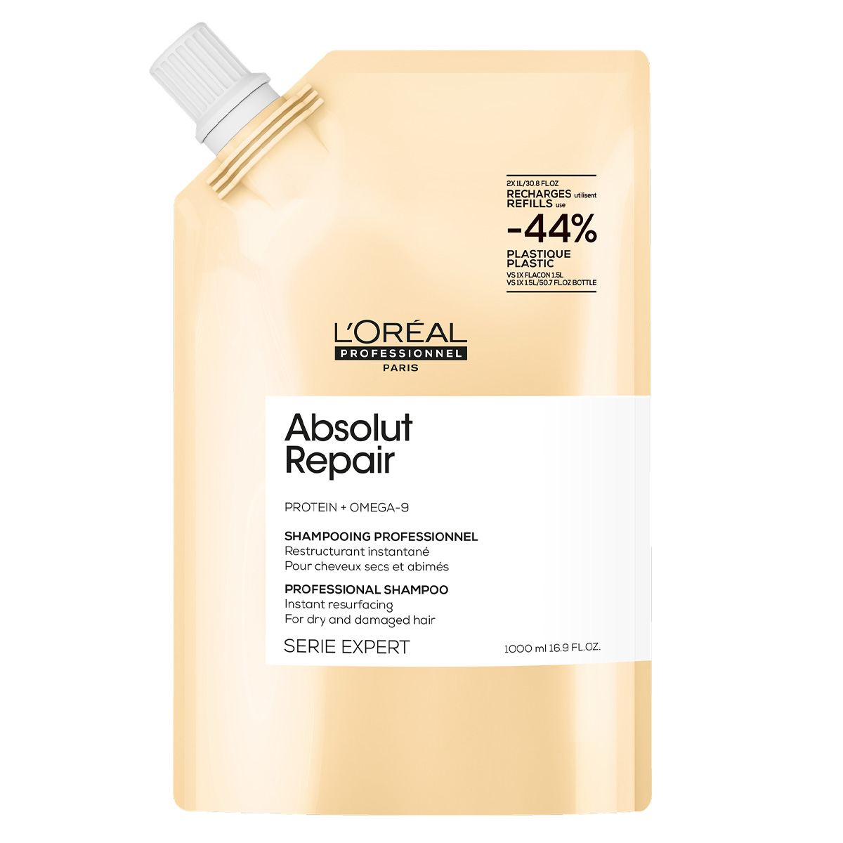 Loreal Professionnel Absolut Repair Reconstructive Hair Shampoo Refill 1000ml