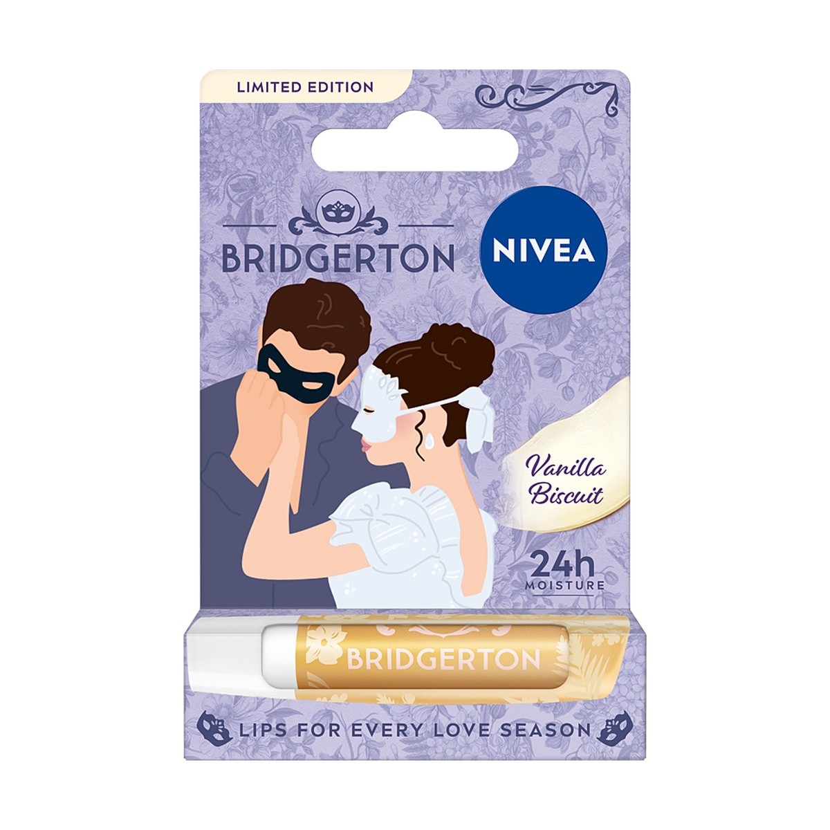 Ruj hrănitor NIVEA Bridgerton Edition Vanilla Biscuit