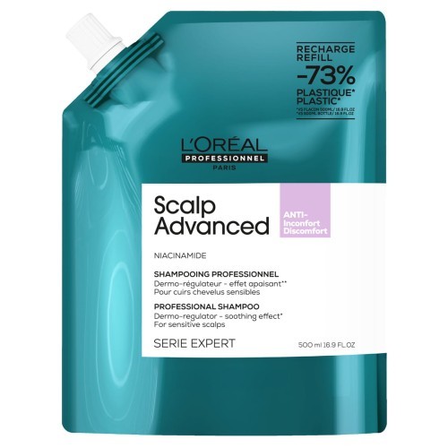 Loreal Professionnel Scalp Advanced Șampon calmant pentru pielea sensibilă a capului Reîncărcare 500ml