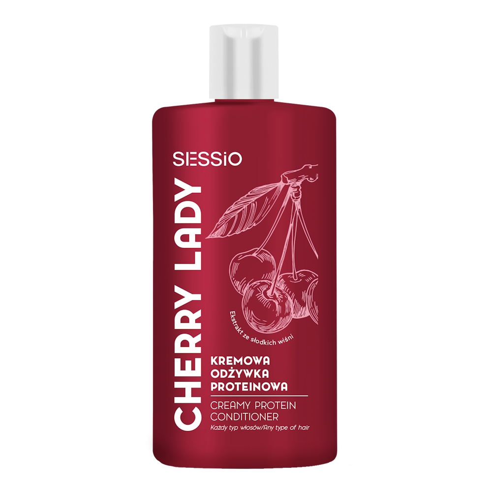 Balsam cremos cu proteine pentru păr Sessio Cherry Lady 300ml